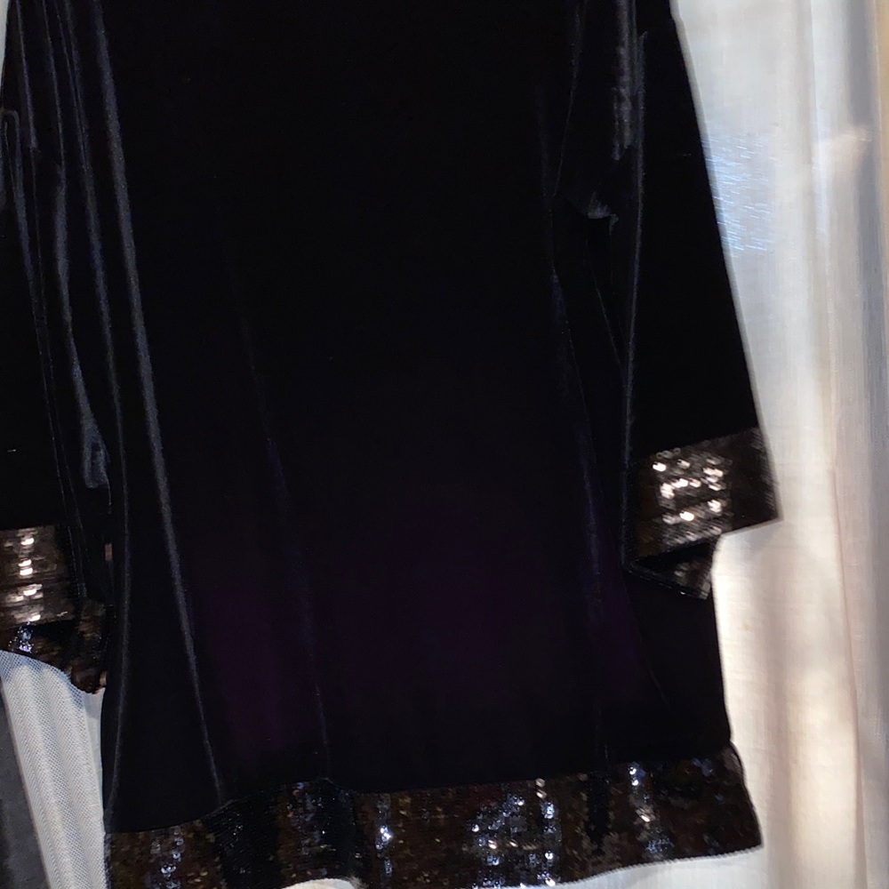 Joan Vass Black Plus Top - Picture 4 of 7